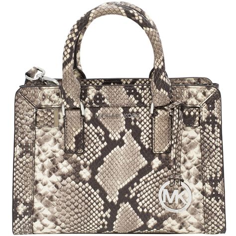 michael kors snakeskin tote|michael kors snake print handbags.